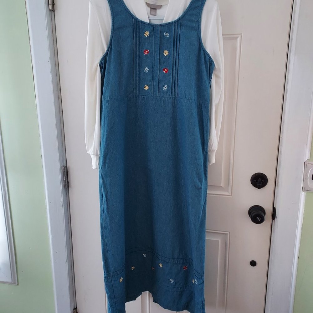 Denim Dress Romper